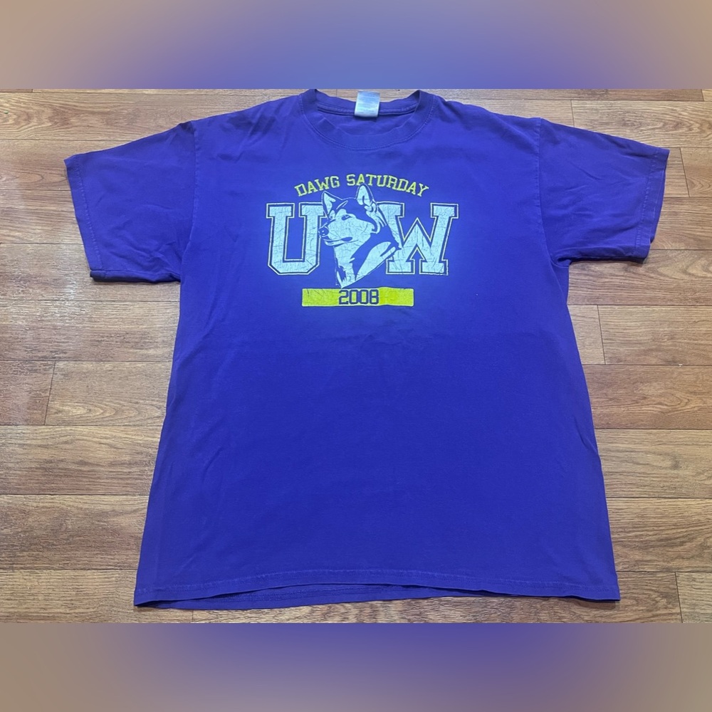 Y2K Gildan University of Washington UW Shirt Unisex L ‘Win or Loose We Booze’